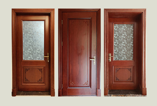 铜仁中式家庭装修实木木门定制安装效果图