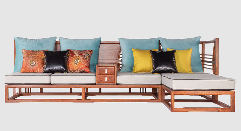 铜仁中式家居装修实木沙发组合家具效果图