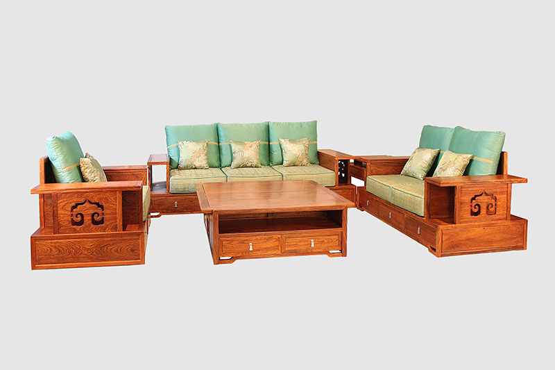 铜仁中式实木沙发简直太美了